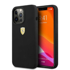Ferrari FESSIHMP13LBK iPhone 13 Pro / 13 6,1" fekete szilikon Magsafe keménytok tok és táska