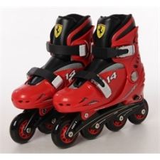  Ferrari® FK7 33-36 méret között állítható kétcsatos gyermek görkorcsolya Piros színben roller