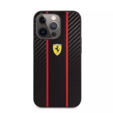 Ferrari iPhone 14 Pro Max hátlap tok, fekete, Ferrari, FEHCP14XNMBK tok és táska