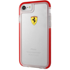 Ferrari iPhone 7 átlátszó/piros fényes tok tok és táska