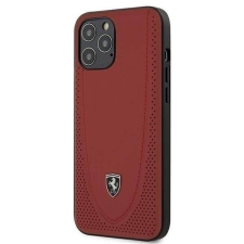 Ferrari iPhone FEOGOHCP12LRE 12 Max Pro 6.7 ?piros / vörös tok Off Track Perforált telefontok tok és táska