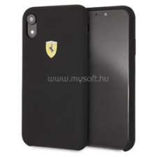 Ferrari iPhone XR SF szilikon fekete tok (FESSIHCI61BK) tok és táska