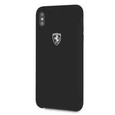 Ferrari keménytok FEOSIHCI65BK iPhone Xs Max fekete szilikon Off track tok tok és táska