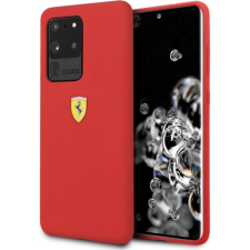 Ferrari Keménytok FESSIHCS69RE Samsung Galaxy S20 Ultra G988 Piros Szilikon Tok (65249-uniw) tok és táska
