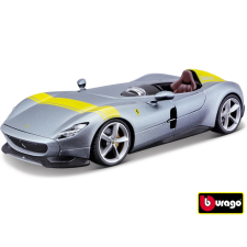 Ferrari Monza SP1 modellautó - ezüstkék - 1:24 méretarány autópálya és játékautó