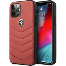 Ferrari Off Track Quilted Apple iPhone 12 / 12 Pro Telefon Tok - Piros (3700740479513) tok és táska