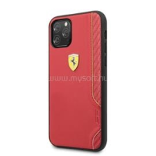 Ferrari On Track IP 11 Pro Max piros puha PU gumitok (FESITHCN65RE) tok és táska