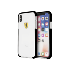 Ferrari On Track iPhone X akril tok, fekete szegéllyel (Fesachcpxwh) tok és táska