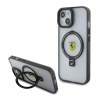 Ferrari Ring Stand 2023 Collection iPhone 15 / 14 / 13 MagSafe kompatibilis kemény hátlap tok, átlátszó FEHMP15SUSCAH
