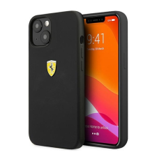 Ferrari Silicone Apple iPhone 13 mini hátlap tok, fekete tok és táska