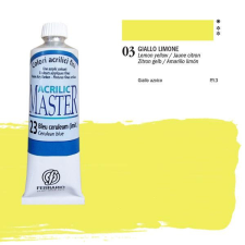 Ferrario Master akrilfesték, 60 ml - 03, lemon yellow akrilfesték