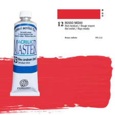 Ferrario Master akrilfesték, 60 ml - 12, red middle akrilfesték