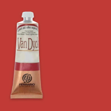 Ferrario Van Dyck olajfesték, 60 ml - 30, vermilion deep hobbifesték