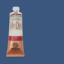 Ferrario Van Dyck olajfesték, 60 ml - 85, cyan blue hobbifesték