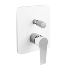 Ferro Adore White/Chrome - falsík alá építhető kétfunkciós csaptelep, BDR7P csaptelep