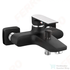 Ferro ALGEO SQUARE Black/Chrome - Kádcsaptelep BAQ1BLC (BAQ1BLC) csaptelep