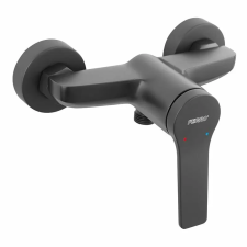 Ferro Fürdőkádban használt csaptelep, Ferro, Stratos, falra szerelhető, fekete csaptelep