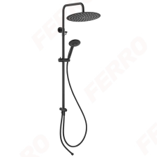 Ferro Hungaria Kft Ferro Wizard Pro Black – Csúszórudas zuhanyszett fejzuhannyal (NP47-BL) csaptelep