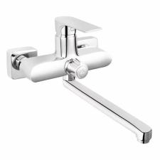 Ferro Square króm kád - zuhanycsaptelep mozgatható kifolyóval csaptelep