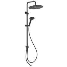 Ferro Wizard Pro Black - Csúszórudas zuhanyszett fejzuhannyal NP47-BL csaptelep