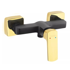 Ferro Zuhany csaptelep szett nélkül, Vitto Black/Gold VerdeLine, Ferro csaptelep