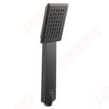 Ferro Zuhanyfej, Sinus Black, matt fekete, Ferro csaptelep