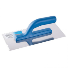 Festa Glettvas fogazott, 280*130mm, rozsdamentes, inox, 4*4mm kőműves és burkoló szerszám