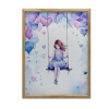 FESTÉS VÁSZON LILA JOY KERET NÉLKÜL 70X100 CM PREMIUM