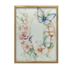  FESTÉS VÁSZRA O BETŰVEL KEREK MAGIC PREMIUM 70x100 KERET NÉLKÜL grafika, keretezett kép