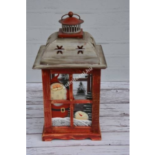  Festett üvegű lantern karácsonyi dekoráció