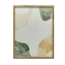 FESTMÉNY VÁSZONRA ABSZTRAKT SZÍNHULLÁM A NAPPALIBA 70x100 CM grafika, keretezett kép