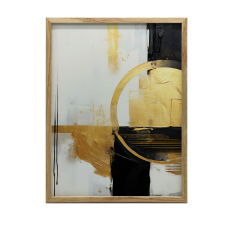  FESTMÉNY VÁSZONRA ARANY AKCENT KERET NÉLKÜL PREMIUM VÁSZON 50X70 CM grafika, keretezett kép