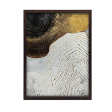 FESTMÉNY VÁSZONRA GOLDEN ELEGANCE KERET NÉLKÜL PREMIUM VÁSZON 30x40 CM grafika, keretezett kép