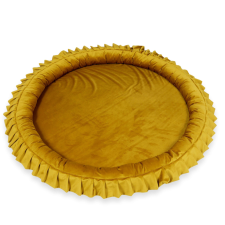 Fészek játszószőnyeg 120 cm - velvet aranyszín játszószőnyeg