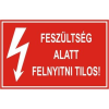  Feszültség alatt felnyitni tilos!