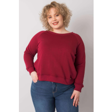 FiatalDivat Bordó bordó színű Donna oversize pulóver kapucni nélkül női pulóver, kardigán