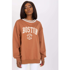 FiatalDivat Boston pulóver kapucni nélkül, teve színű