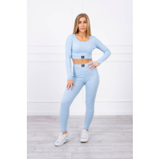 FiatalDivat Crop-top tréningruha 9353 világoskék női edzőruha