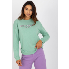 FiatalDivat Kapucni nélküli kapucni Montparnasse Paris sötét menta felirattal női pulóver, kardigán