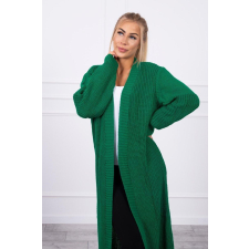 FiatalDivat Kardigán kötött szvetter modell 2019-2 sötét zöld női pulóver, kardigán