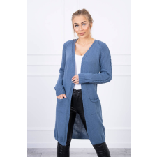 FiatalDivat Kardigán szvetter zsebekkel modell 2020-3 farmer szín női pulóver, kardigán