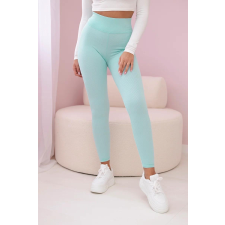 FiatalDivat Leggings bordázott anyagból modell 69186 mentol női nadrág