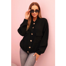 FiatalDivat Muszlin hosszú ujjú ing IT90 modell fekete