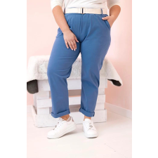 FiatalDivat Oversize nadrág övvel, 52293-4 modell, farmer szín női nadrág