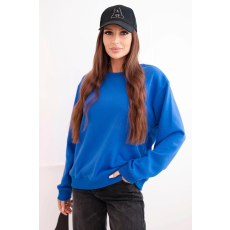 FiatalDivat Pamut pulóver kapucni nélkül HIT03 királykék