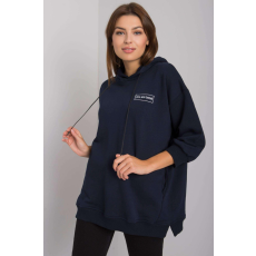 FiatalDivat Sötétkék Leora kapucnis kapucnis zsebekkel