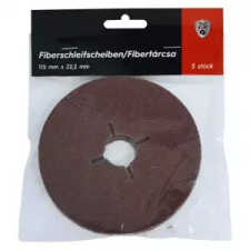  Fíbertárcsa 115mm P120  5db/csomag csiszolókorong és vágókorong