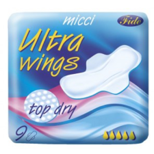 Fide Micci ultra felülszáraz szárnyakkal (9 db/zsák) intim higiénia