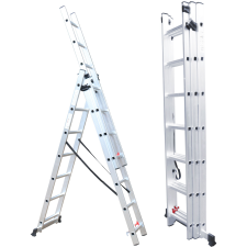 Fieldmann FZZ 4307 3x7 lépcsőfokos alumínium létra (FZZ 4307) létra és állvány