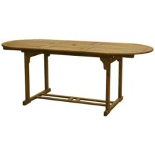 Fieldmann Kihúzható ovális Kerti asztal #barna kerti bútor